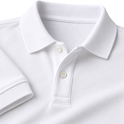 Premium Cotton Piqué Polo Shirt – White | EMMERGREY